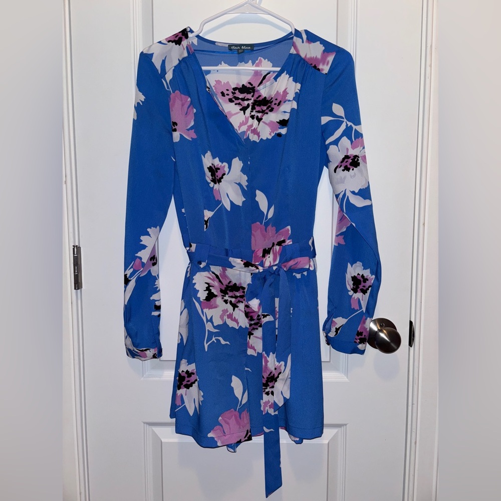 💙Fleur bleve Romper NWOT SZ 4💙